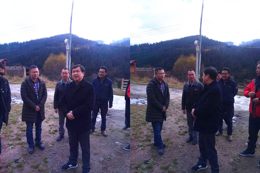 2018年10月20日市人大常委会主任陈彬赴若尔盖县慰问援藏干部1