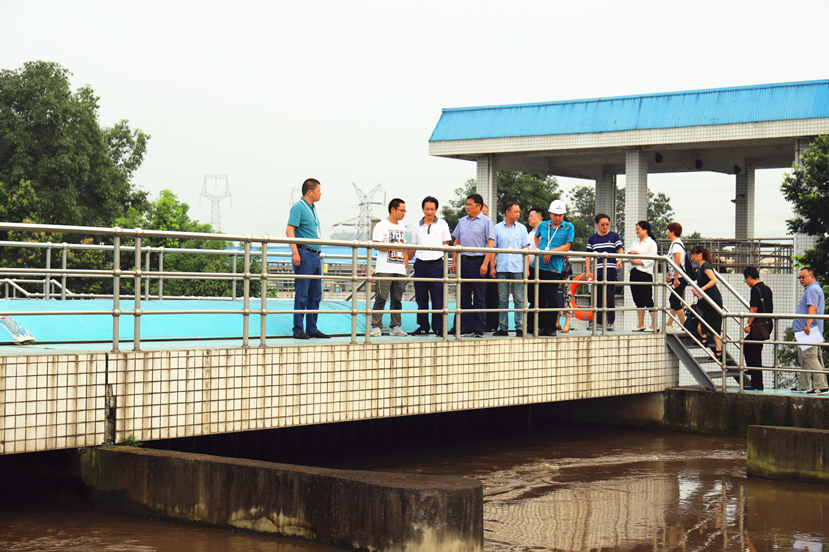 2018年7月18日 市人大常委会副主任成剑视察杰阳排水公司3_副本